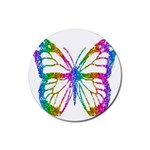 butterfly Rubber Coaster (Round)