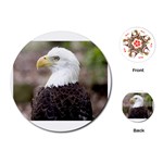 bald eagle Playing Cards (Round)