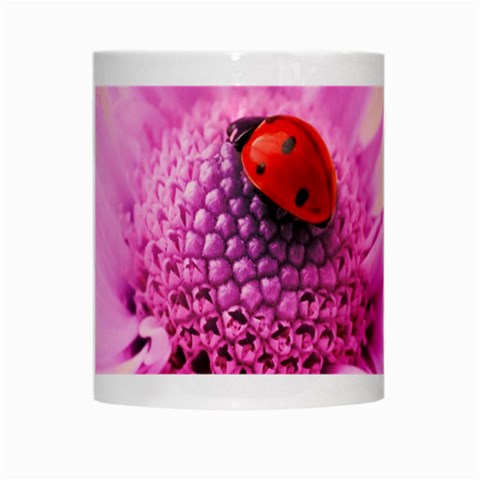Ladybug On a Flower White Mug from UrbanLoad.com Center