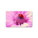 Ladybug On a Flower Magnet (Name Card)