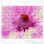 Ladybug On a Flower Jigsaw Puzzle (Rectangular)