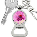 Ladybug On a Flower Bottle Opener Key Chain