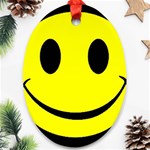 smiley Ornament (Oval)