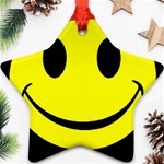 smiley Ornament (Star)