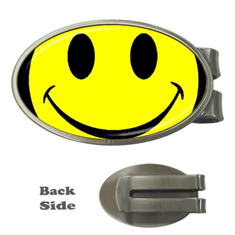 smiley Money Clip (Oval) from UrbanLoad.com Front