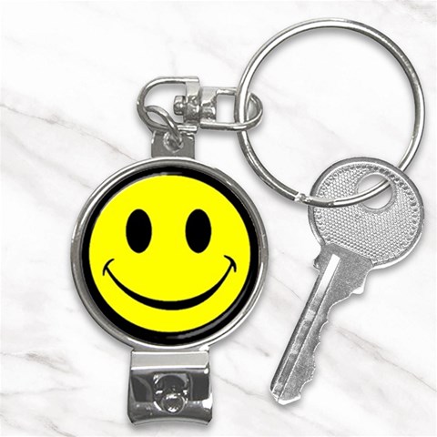 smiley Nail Clippers Key Chain from UrbanLoad.com Front