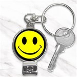 smiley Nail Clippers Key Chain