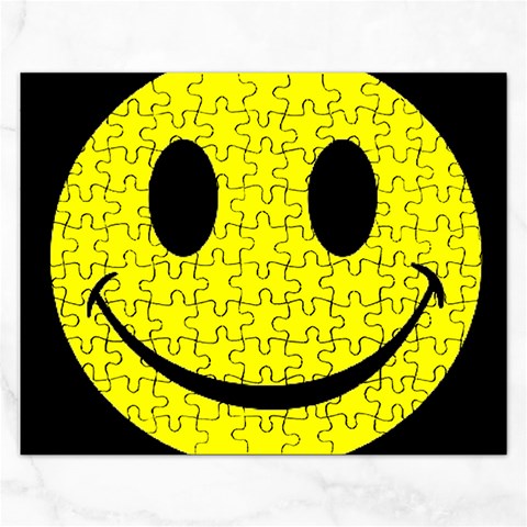 smiley Jigsaw Puzzle (Rectangular) from UrbanLoad.com Front
