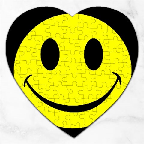smiley Jigsaw Puzzle (Heart) from UrbanLoad.com Front