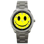 smiley Sport Metal Watch