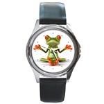 Crazy Frog Round Metal Watch