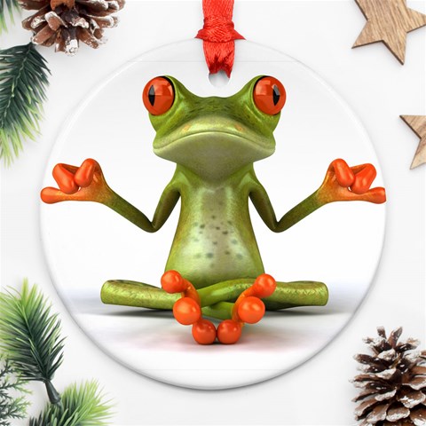 Crazy Frog Ornament (Round) from UrbanLoad.com Front