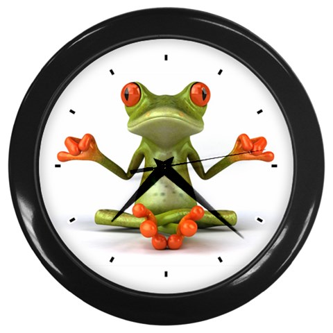 Crazy Frog Wall Clock (Black) from UrbanLoad.com Front