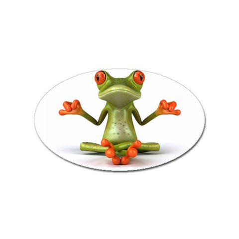 Crazy Frog Sticker (Oval) from UrbanLoad.com Front