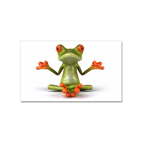 Crazy Frog Sticker (Rectangular) from UrbanLoad.com Front
