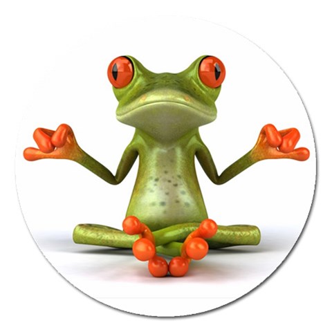 Crazy Frog Magnet 5  (Round) from UrbanLoad.com Front