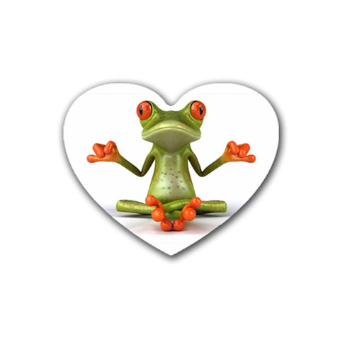 Crazy Frog Rubber Coaster (Heart) from UrbanLoad.com Front