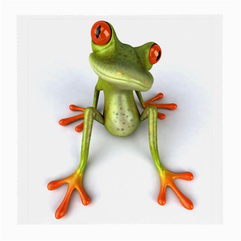 Crazy Frog Glasses Cloth (Medium, Two Sides) from UrbanLoad.com Back