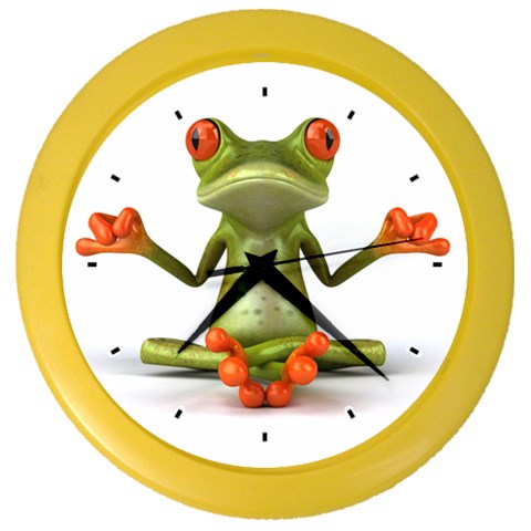 Crazy Frog Color Wall Clock from UrbanLoad.com Front