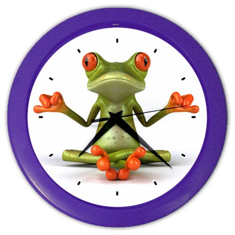 Crazy Frog Color Wall Clock from UrbanLoad.com Front
