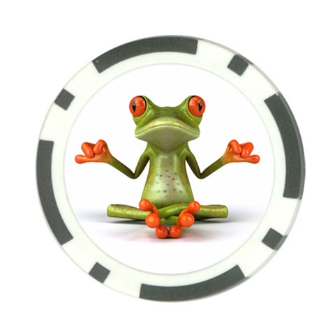 Crazy Frog Poker Chip Card Guard from UrbanLoad.com Front