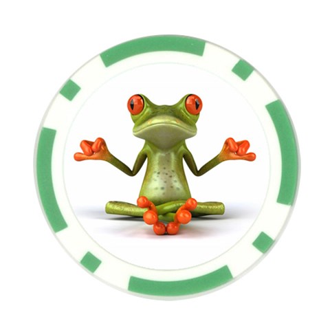 Crazy Frog Poker Chip Card Guard from UrbanLoad.com Front