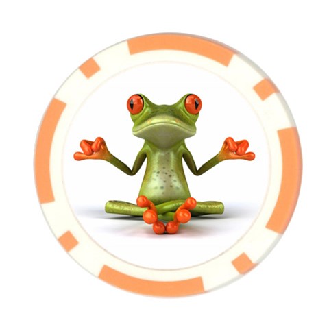 Crazy Frog Poker Chip Card Guard from UrbanLoad.com Front