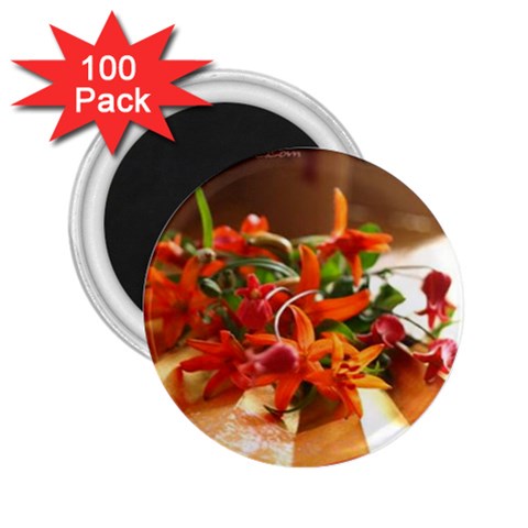 flowers 2.25  Magnet (100 pack)  from UrbanLoad.com Front