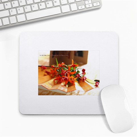 flowers Large Mousepad from UrbanLoad.com Front
