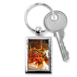 flowers Key Chain (Rectangle)