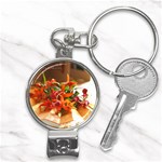 flowers Nail Clippers Key Chain