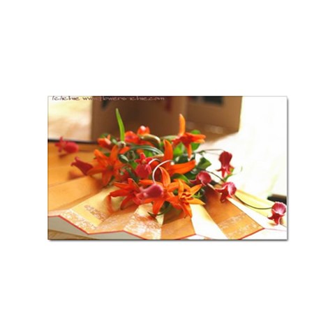 flowers Sticker (Rectangular) from UrbanLoad.com Front