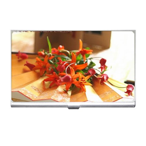 flowers Business Card Holder from UrbanLoad.com Front