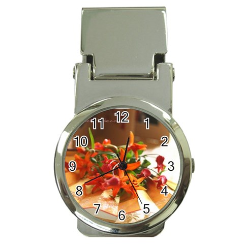 flowers Money Clip Watch from UrbanLoad.com Front