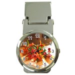 flowers Money Clip Watch