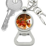 flowers Bottle Opener Key Chain