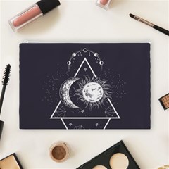 Moon and sun Cosmetic Bag (Large) from UrbanLoad.com Front