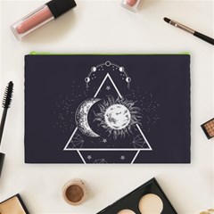 Moon and sun Cosmetic Bag (Large) from UrbanLoad.com Front