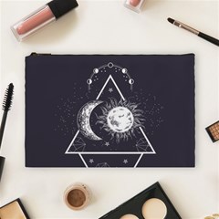 Moon and sun Cosmetic Bag (Large) from UrbanLoad.com Front
