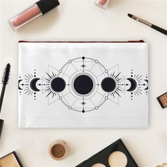 Moon and sun Cosmetic Bag (Large) from UrbanLoad.com Back