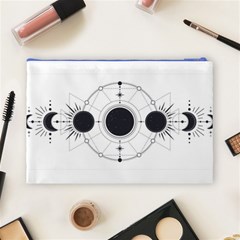 Moon and sun Cosmetic Bag (Large) from UrbanLoad.com Back