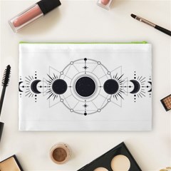 Moon and sun Cosmetic Bag (Large) from UrbanLoad.com Back