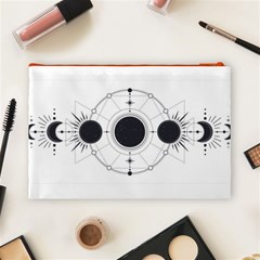 Moon and sun Cosmetic Bag (Large) from UrbanLoad.com Back