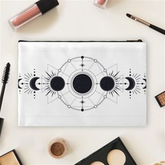 Moon and sun Cosmetic Bag (Large) from UrbanLoad.com Back
