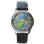 Dark Jubilee Opal Round Metal Watch