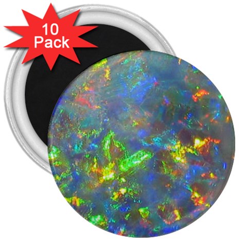 Dark Jubilee Opal 3  Magnet (10 pack) from UrbanLoad.com Front