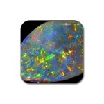 Dark Jubilee Opal Rubber Coaster (Square)