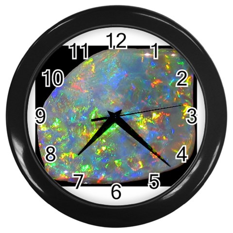 Dark Jubilee Opal Wall Clock (Black) from UrbanLoad.com Front