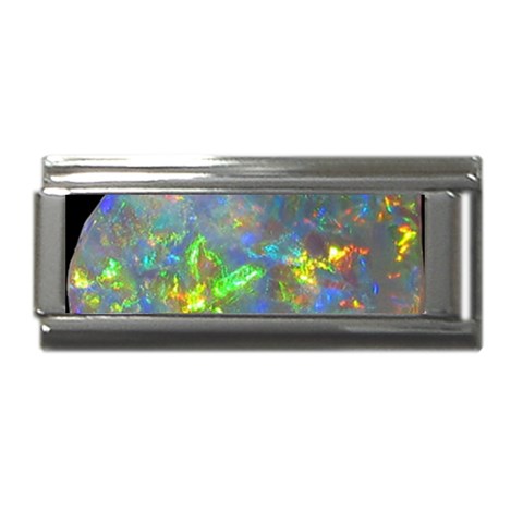 Dark Jubilee Opal Superlink Italian Charm (9mm) from UrbanLoad.com Front