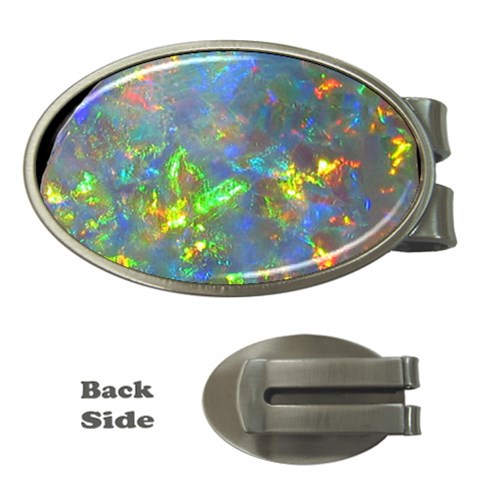 Dark Jubilee Opal Money Clip (Oval) from UrbanLoad.com Front